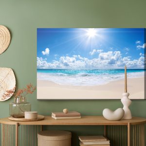 Peinture sur toile Mer Calme Et Plage – Image 5