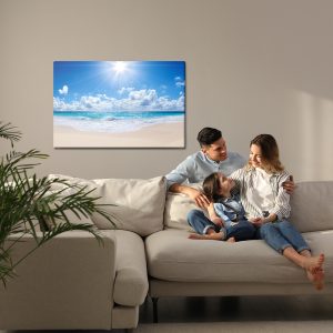 Peinture sur toile Mer Calme Et Plage – Image 7