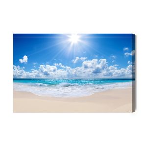 Peinture sur toile Mer Calme Et Plage – Image 2