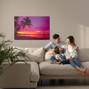 Peinture sur toile Mer Au Coucher Du Soleil – Image 7