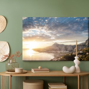 Peinture sur toile Lever De Soleil Sur La Mer – Image 5