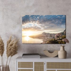 Peinture sur toile Lever De Soleil Sur La Mer – Image 3