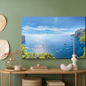 Peinture sur toile Yachts Au Bord De La Mer – Image 5