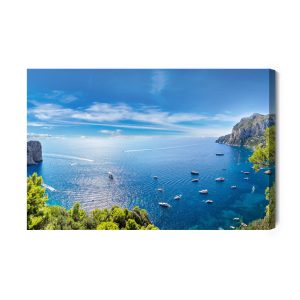 Peinture sur toile Yachts Au Bord De La Mer – Image 2