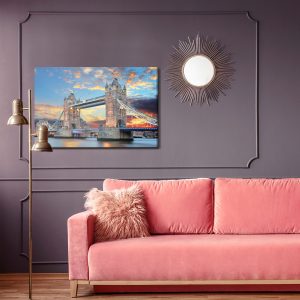 Peinture sur toile Pont Tower Bridge À Londres – Image 4