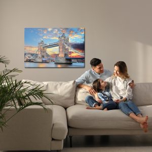 Peinture sur toile Pont Tower Bridge À Londres – Image 7
