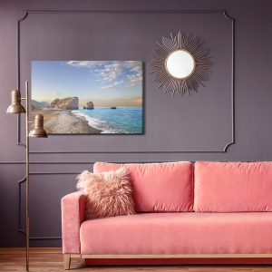 Peinture sur toile Rochers Au Bord De La Mer – Image 4