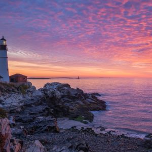 Peinture sur toile Coucher De Soleil Sur L'océan – Image 1