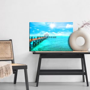 Peinture sur toile Une Jetée Dans La Mer Des Caraïbes – Image 6