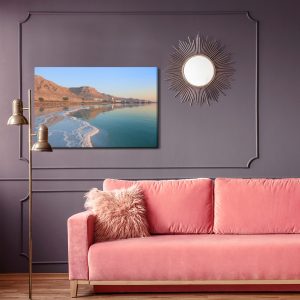 Peinture sur toile Paysage De Montagne Au Bord De La Mer – Image 4