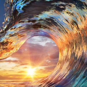 Peinture sur toile Vague De La Mer – Image 1
