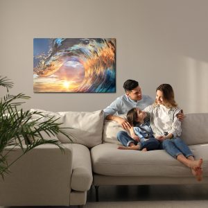 Peinture sur toile Vague De La Mer – Image 7