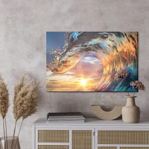 Peinture sur toile Vague De La Mer – Image 3