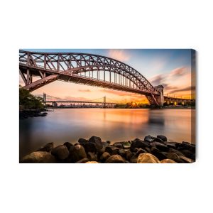 Peinture sur toile Pont Hell Gate, New York – Image 2