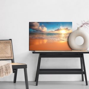 Peinture sur toile Coucher De Soleil Sur La Plage – Image 6