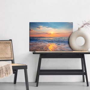 Peinture sur toile Beau Lever De Soleil Sur La Mer – Image 6