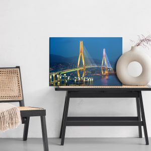 Peinture sur toile Pont Du Port De Busan, Corée Du Sud – Image 6