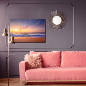 Peinture sur toile Nuages ​​Au Bord De La Mer – Image 4