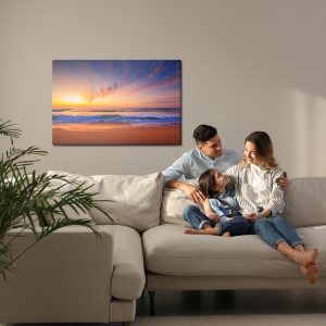 Peinture sur toile Nuages ​​Au Bord De La Mer – Image 7