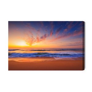 Peinture sur toile Nuages ​​Au Bord De La Mer – Image 2