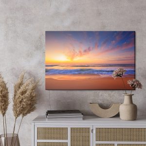Peinture sur toile Nuages ​​Au Bord De La Mer – Image 3