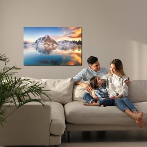 Peinture sur toile Lever De Soleil Sur La Mer De Norvège – Image 7