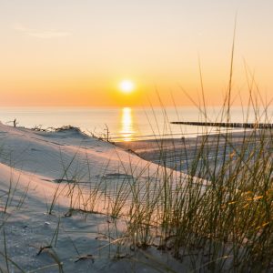 Peinture sur toile Coucher De Soleil Sur La Mer Baltique – Image 1