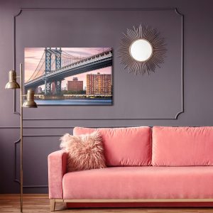 Peinture sur toile Pont De Manhattan À Londres – Image 4