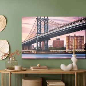 Peinture sur toile Pont De Manhattan À Londres – Image 5