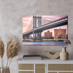 Peinture sur toile Pont De Manhattan À Londres – Image 3