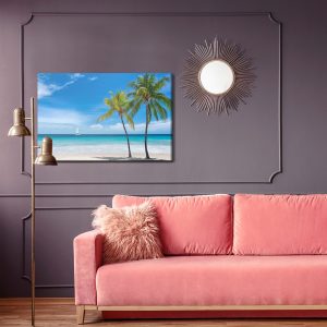 Peinture sur toile Île Dans La Mer Tropicale – Image 4