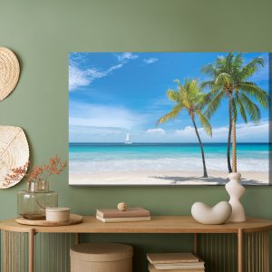 Peinture sur toile Île Dans La Mer Tropicale – Image 5