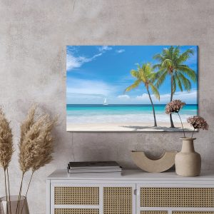 Peinture sur toile Île Dans La Mer Tropicale – Image 3