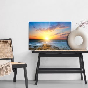 Peinture sur toile Lever Du Soleil Au Bord De La Mer – Image 6