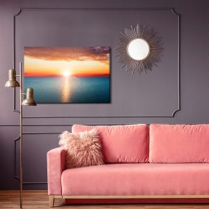 Peinture sur toile Vue Plongeante Sur La Mer – Image 4