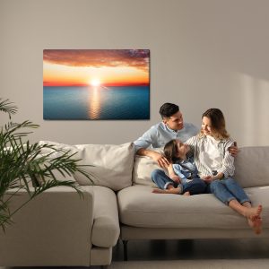 Peinture sur toile Vue Plongeante Sur La Mer – Image 7