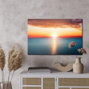 Peinture sur toile Vue Plongeante Sur La Mer – Image 3