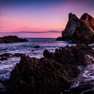 Peinture sur toile Rochers Dans La Mer – Image 1