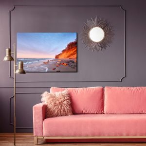 Peinture sur toile Falaises Sur La Plage Polonaise – Image 4