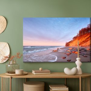 Peinture sur toile Falaises Sur La Plage Polonaise – Image 5