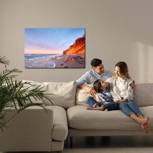 Peinture sur toile Falaises Sur La Plage Polonaise – Image 7