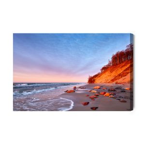 Peinture sur toile Falaises Sur La Plage Polonaise – Image 2
