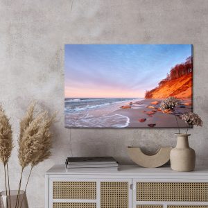 Peinture sur toile Falaises Sur La Plage Polonaise – Image 3
