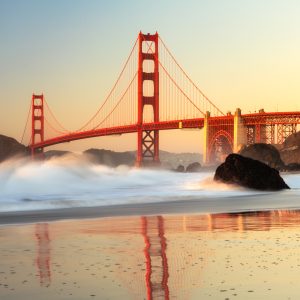 Peinture sur toile Pont Du Golden Gate, San Francisco – Image 1