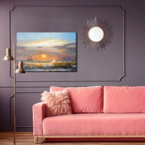 Peinture sur toile Voiliers En Mer – Image 4