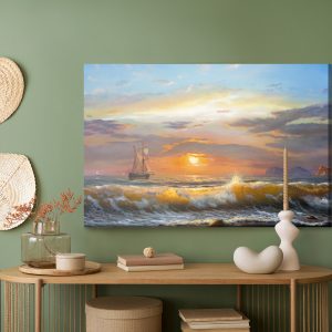 Peinture sur toile Voiliers En Mer – Image 5