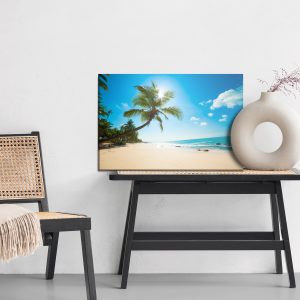 Peinture sur toile Plage Blanche Avec Palmier – Image 6
