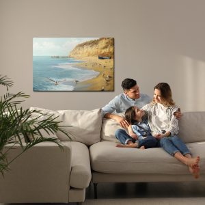 Peinture sur toile Mouettes Plage Et Mer – Image 7