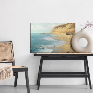 Peinture sur toile Mouettes Plage Et Mer – Image 6