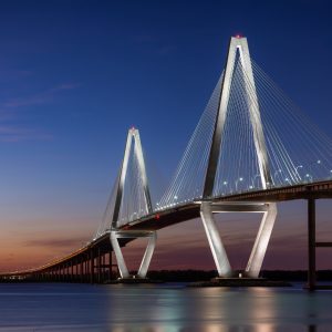 Peinture sur toile Pont Arthur Ravenel Jr. Pont, États-Unis – Image 1